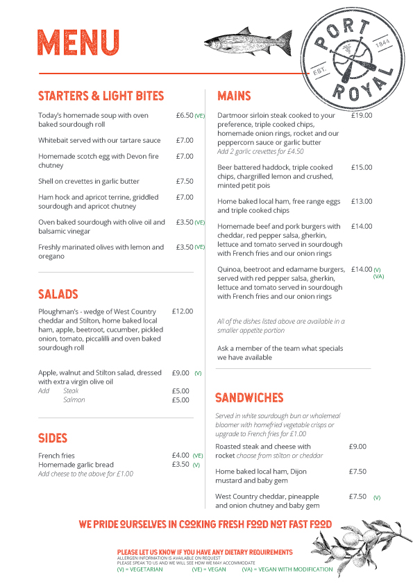 Port Royal Wildwood Nj Menu at Anna Canter blog